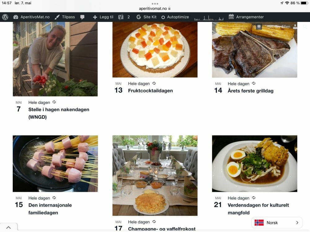 Stelle i hagen nakendagen