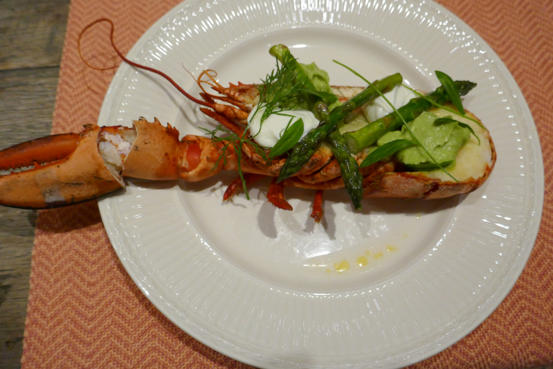 Parmesangratinert hummer