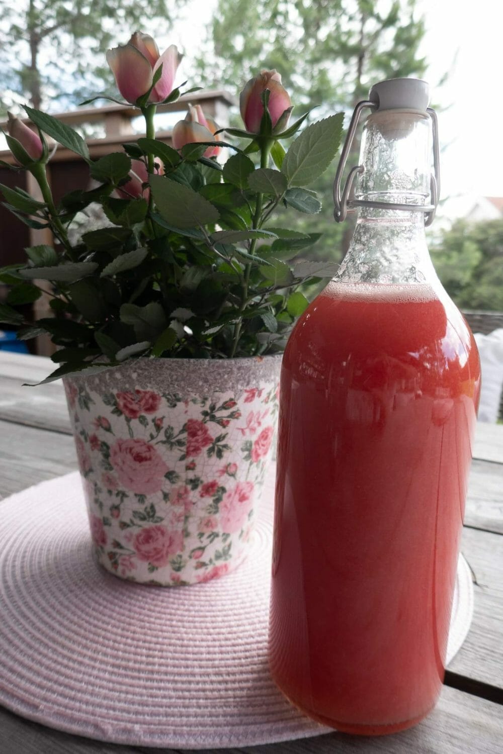 Rabarbrasaft