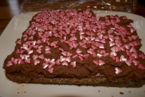 Banankake med sjokoladekrem