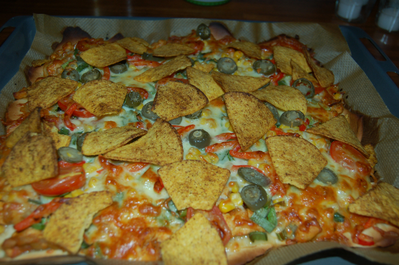 Ukemeny for uke 12 Tacopizza med kylling