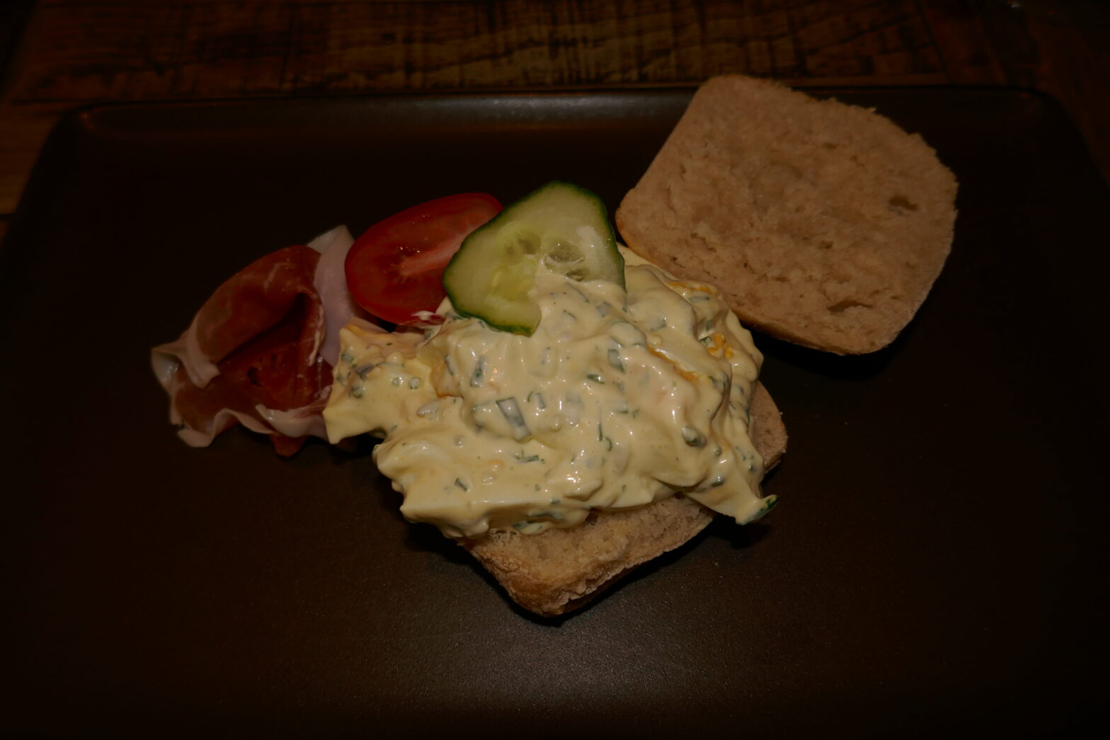 Mannen i husets eggesalat