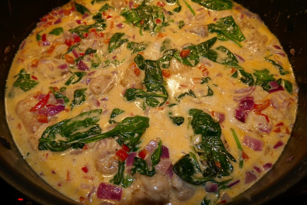 Kylling Florentine med risoni Kylling Florentine
