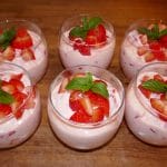 Fresas con crema