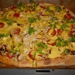 Pizza med kylling og bearnés