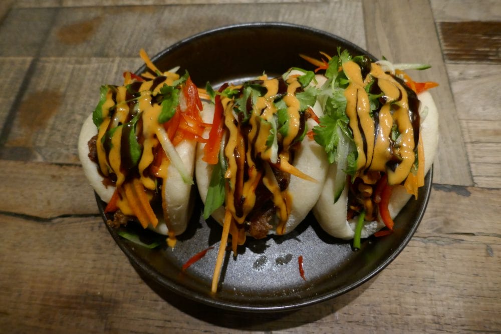 Bao buns med sprø kylling
