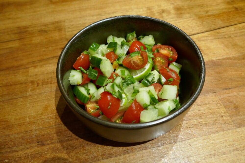 Agurk- og tomatrelish
