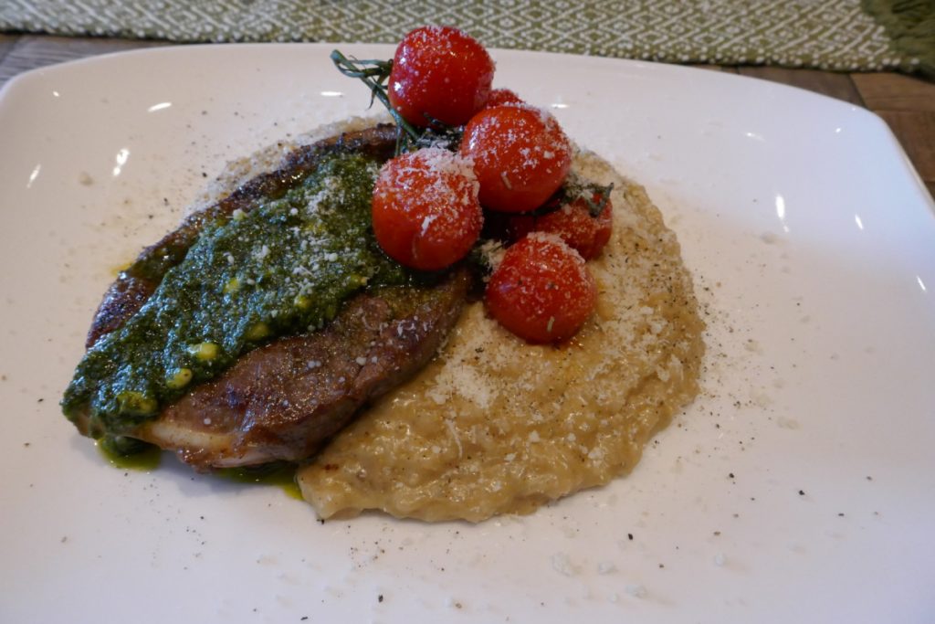 Risotto med tunfisk og pesto