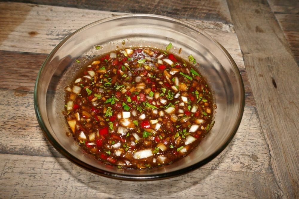 Vinaigrette til fisk og skalldyr