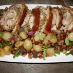 Porchetta med appelsinsaus