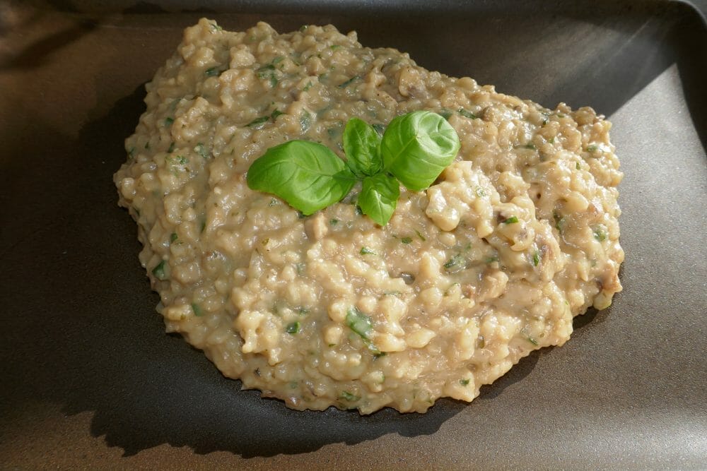 Steinsopprisotto