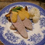Svinefilet med choronsaus