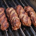 Kebab av lammedeig